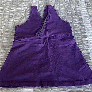 Purple Lululemon V-Back Tank